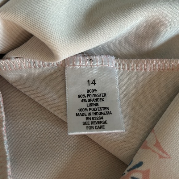 Roz & Ali Sleeveless Scuba Knit Fit & Flare Style Dress - Picture 5 of 6